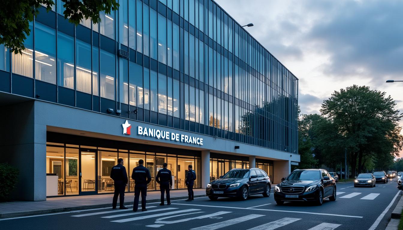 Illustration: Présentation du centre fiduciaire de la Banque de France à La Courneuve