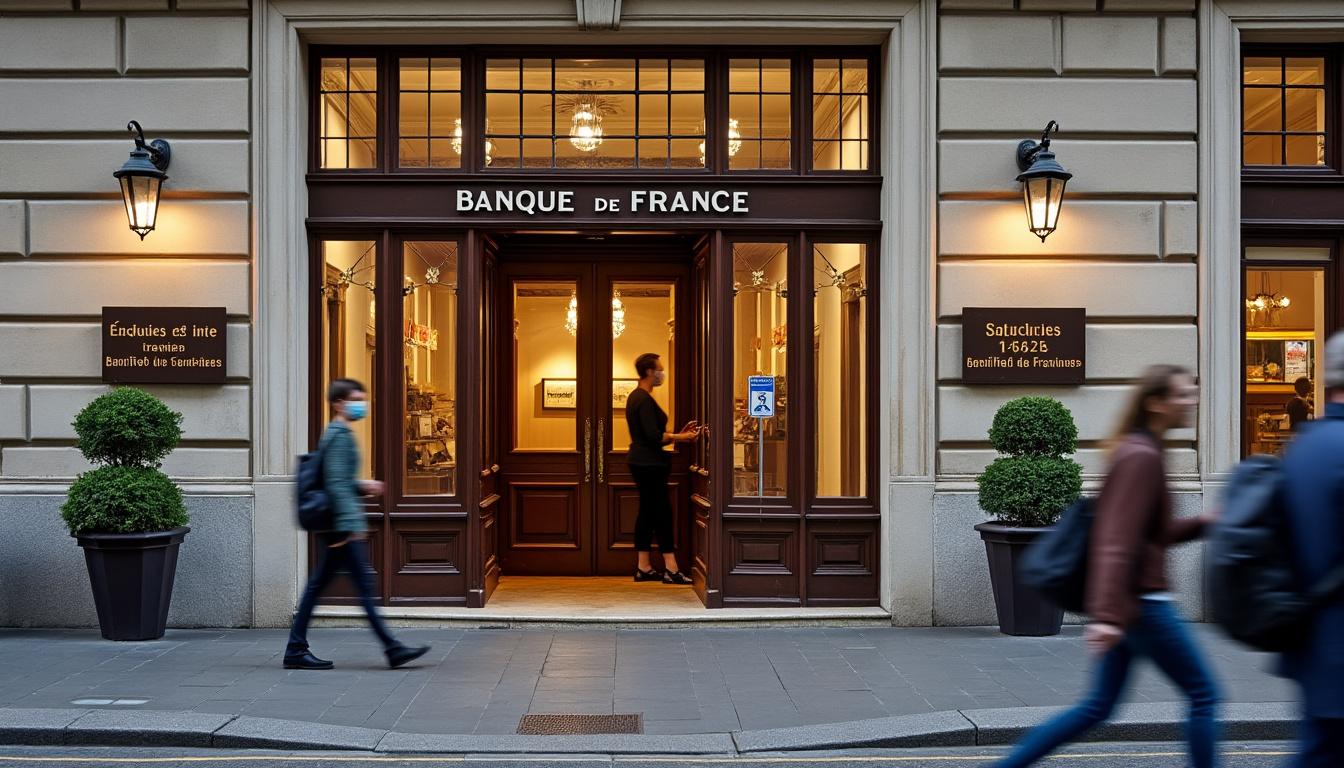 Illustration: Coordonnées pratiques et accès à la Banque de France de Poitiers