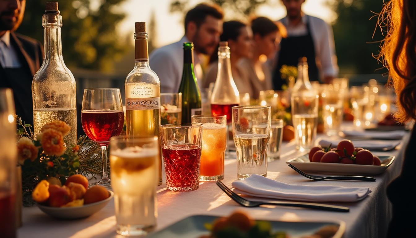 Illustration: Définition des catégories de boissons à prévoir lors d’un mariage