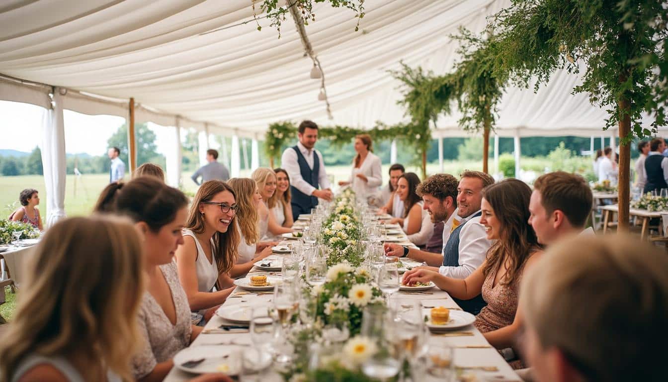 Illustration: Prix moyen d’un mariage de 100 personnes en France