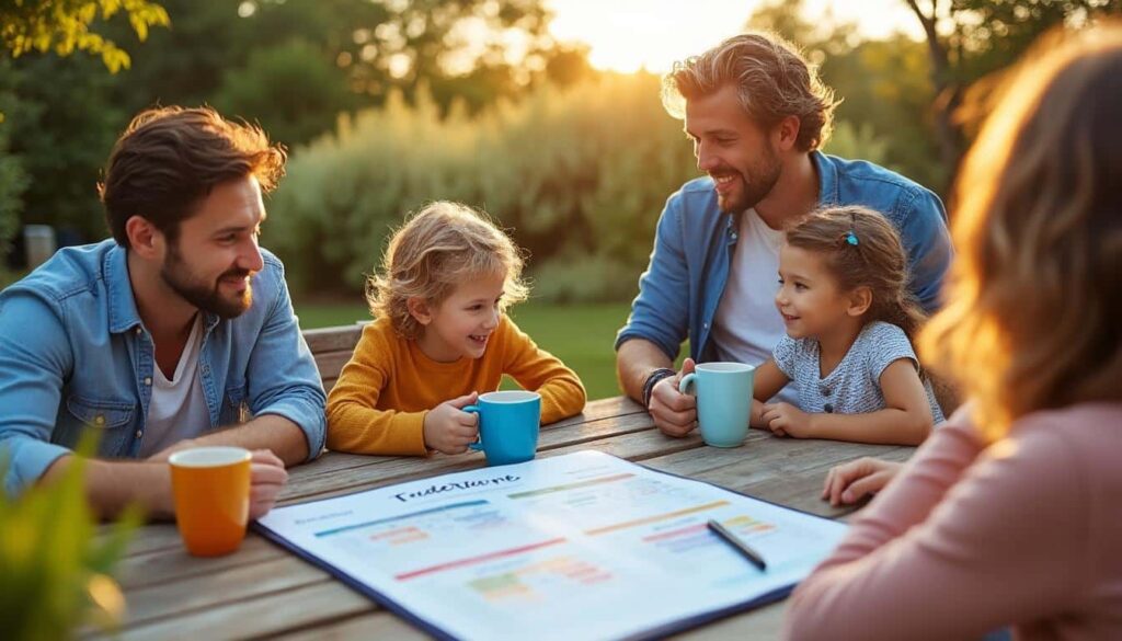 Exemple de budget pour une famille de 4 personnes : tableau et conseils