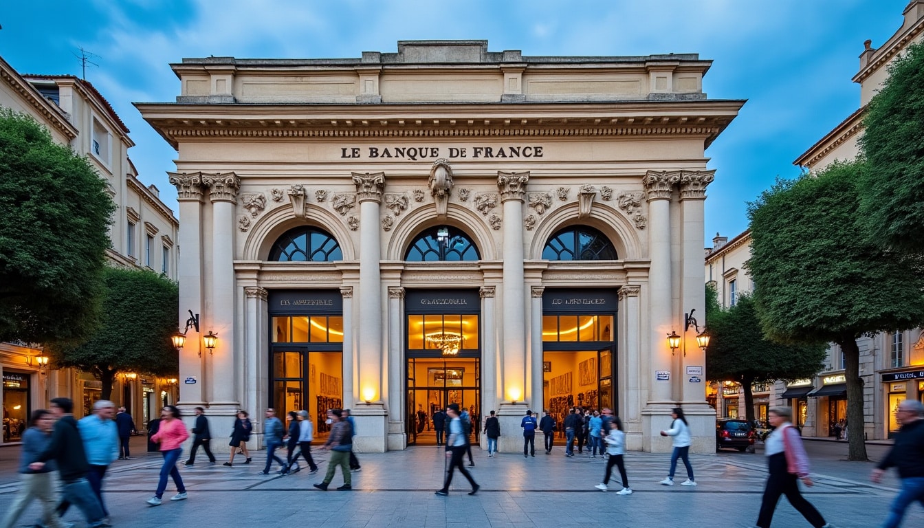 Illustration: Présentation et histoire de la Banque de France de Perpignan