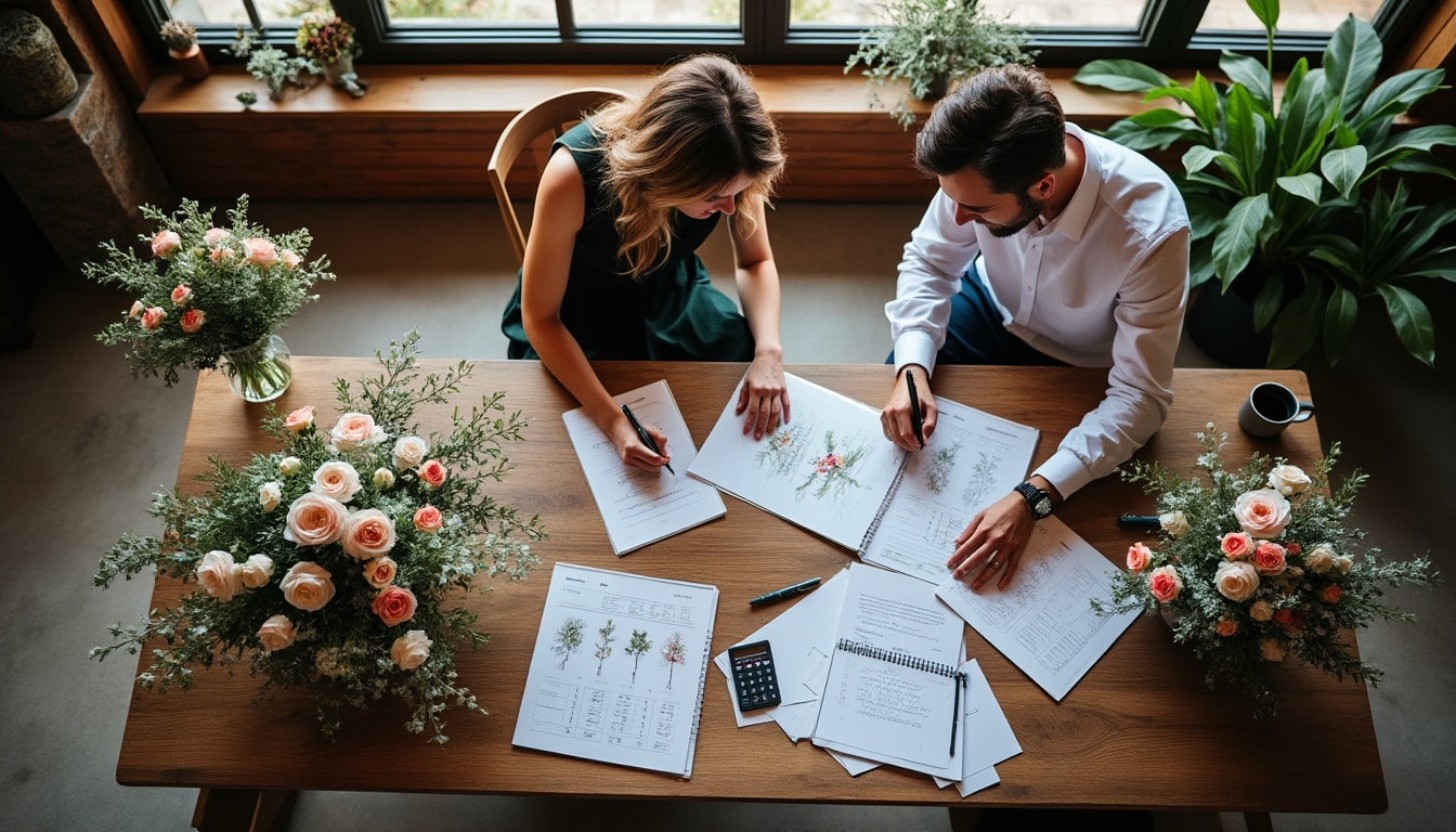 Illustration: Comprendre le budget des fleurs pour un mariage de 100 personnes