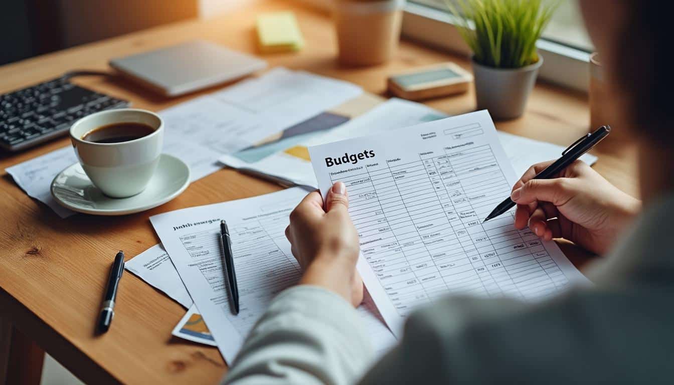 Illustration: Structure et fonctionnement d’une fiche de budget mensuel PDF gratuit