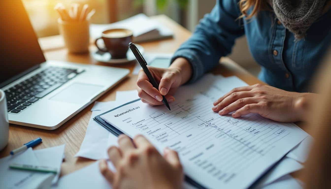 Illustration: Comment structurer une fiche de budget mensuel à imprimer gratuite pour une vision claire de ses finances ?