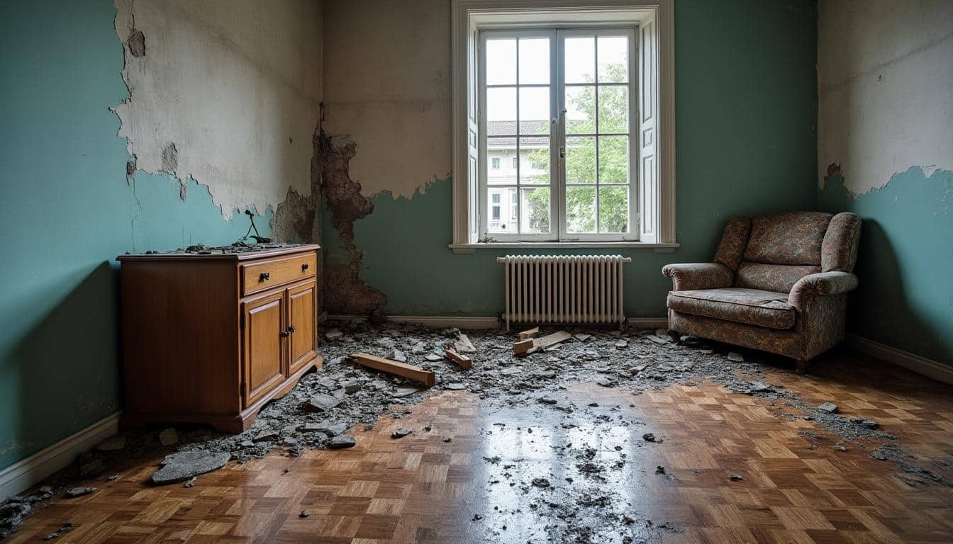 Sinistre habitation dû à un dégât des eaux par fuite : guide complet