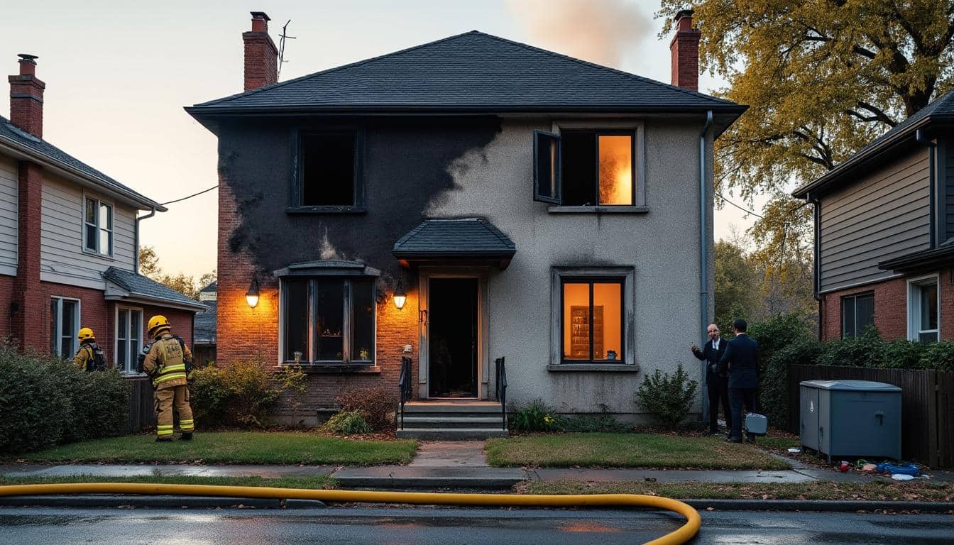 Illustration: Comprendre le sinistre d’habitation dû à un incendie : définition, types et dégâts couverts