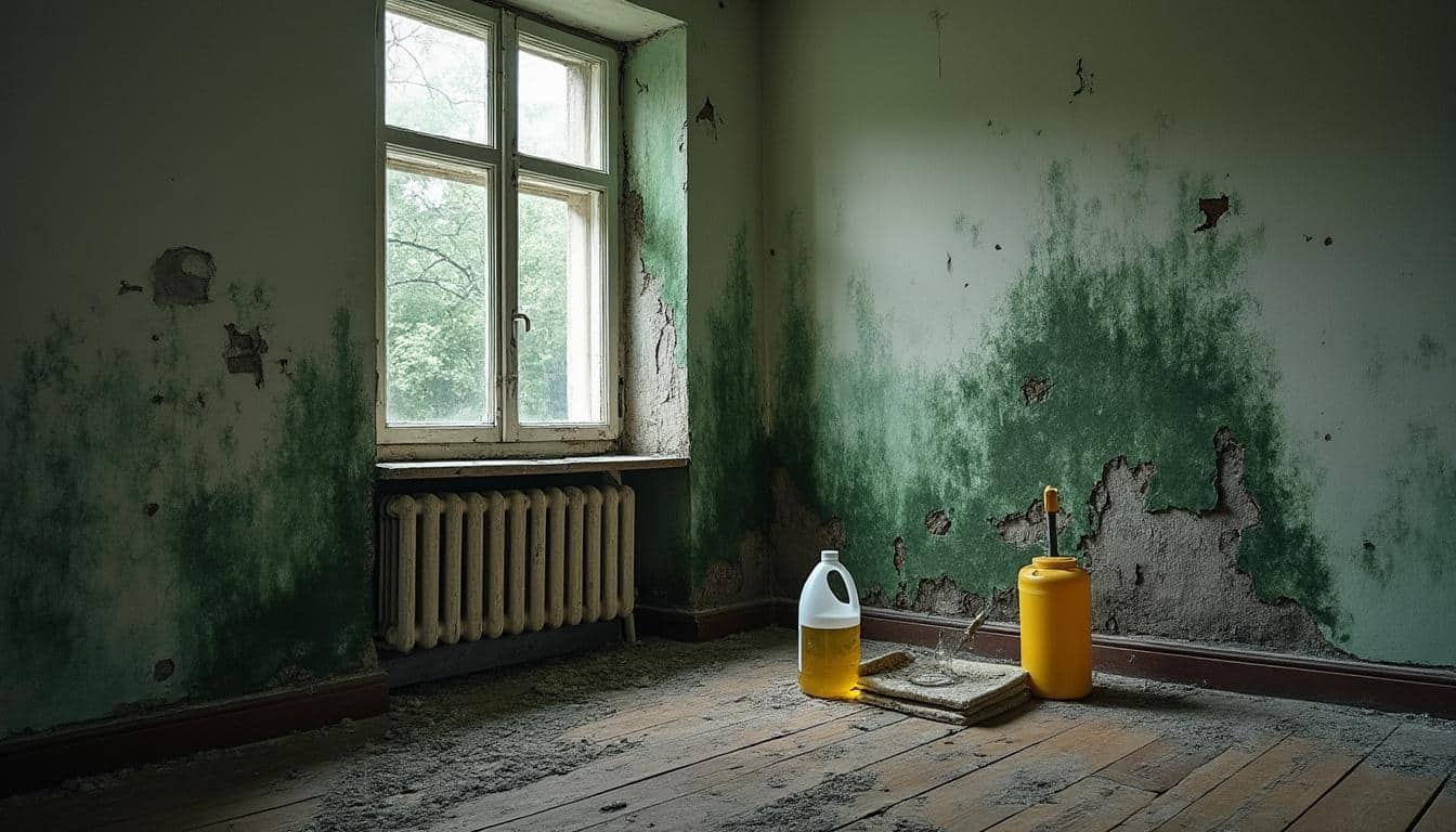 Sinistre habitation moisissure humidité traitement : Guide complet