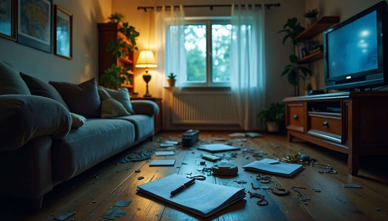 Illustration: Comprendre le sinistre d’habitation lié à un vol avec effraction et son assurance