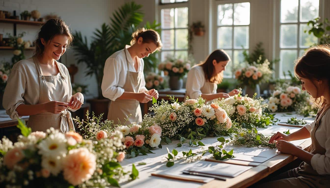 Illustration: Évaluer les coûts moyens pour chaque type de décoration florale