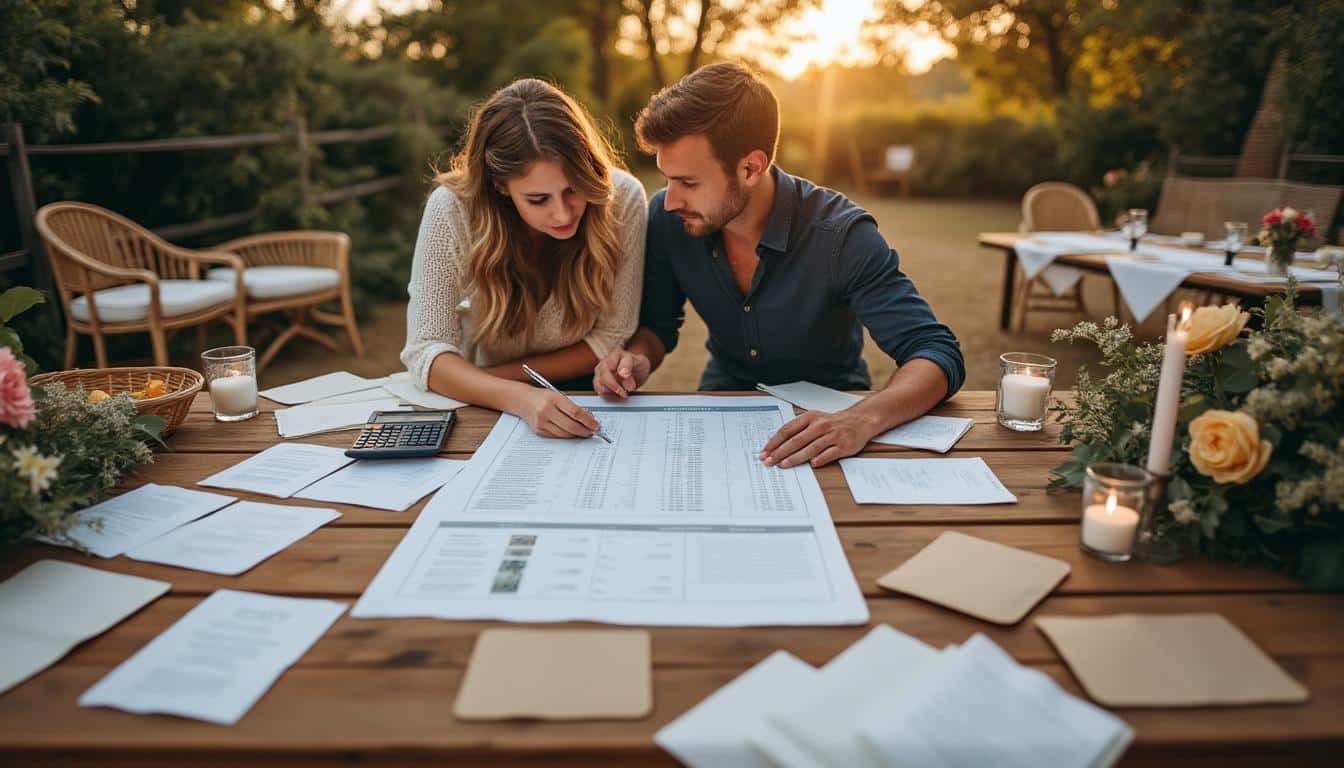 Illustration: Comprendre les coûts globaux d’un budget mariage adapté à 50 invités